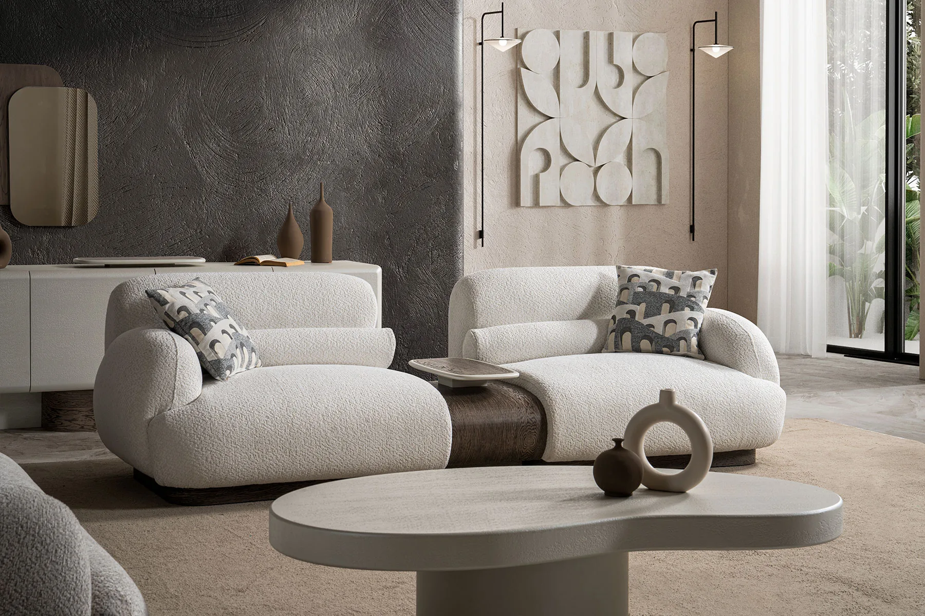 Image de l'ensemble canapés et fauteuils İstanbul