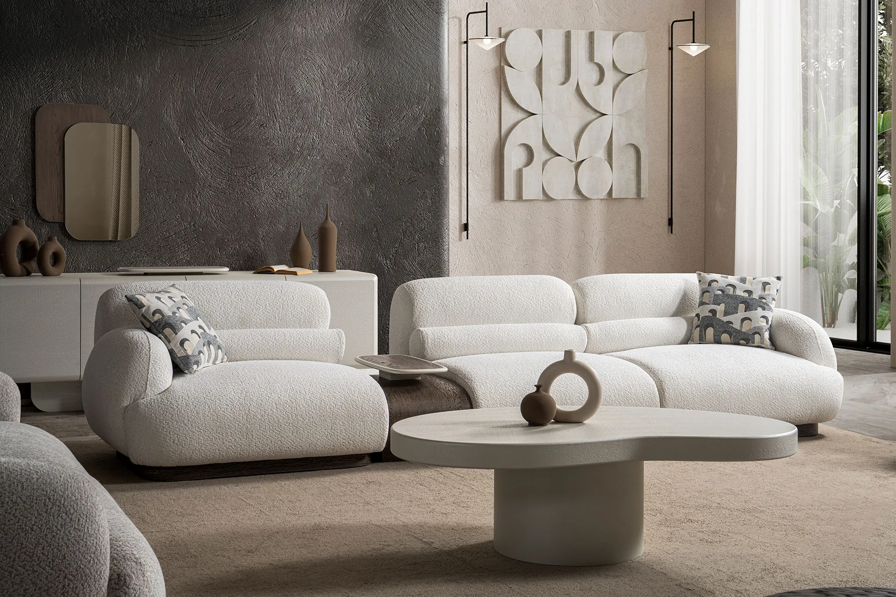 Image de l'ensemble canapés et fauteuils İstanbul