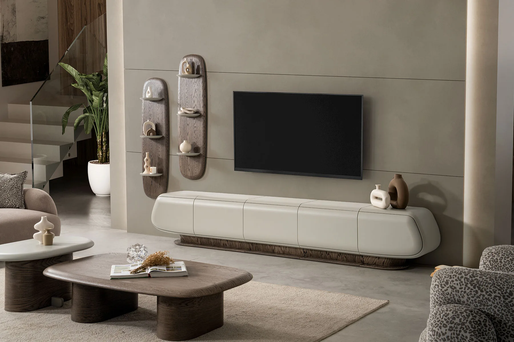 Image du meuble TV et de la console Parla